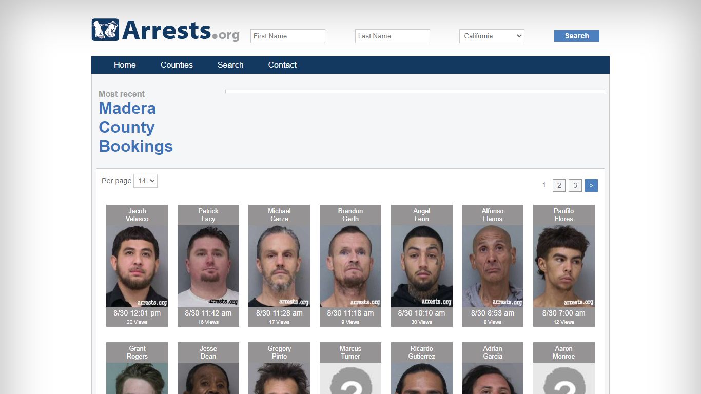 Madera County Arrests and Inmate Search